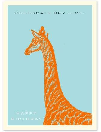 Birthday Giraffe IDGRHB