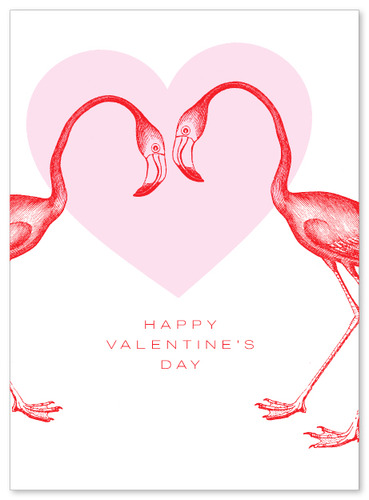 Valentines Flamingos VALFLA