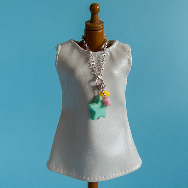 Chain necklace: Turquoisey Star