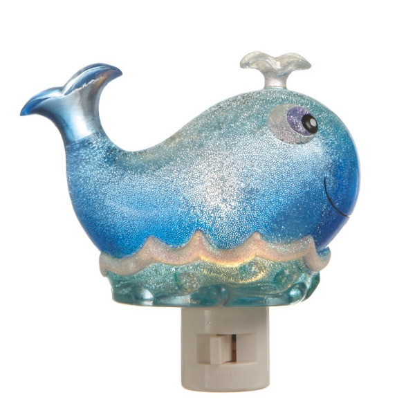 NIGHT LIGHT-ACRYLIC WHALE 8MWW