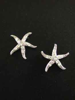 FASHION JEWELRY-STARFISH EARRINGS E4452