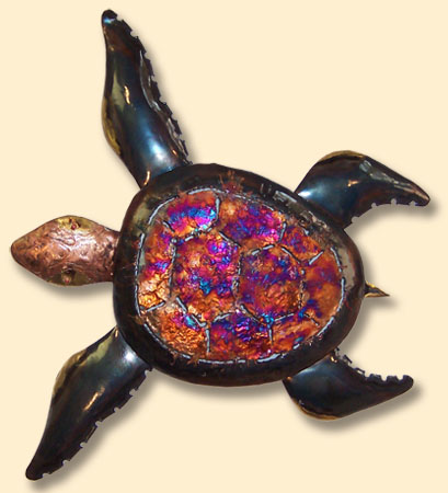COPPER DRIP WALL ART-SEATURTLE COPPER DRIP WALL ART-SEATURTLE