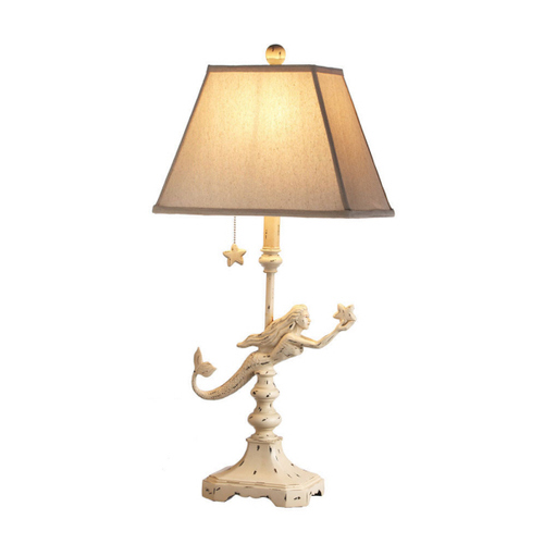 TABLE LAMP-SHABBY CHIC MERMAID MW238493