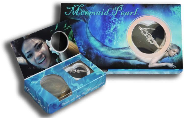 MERMAID & GENUINE PEARL NECKLACE 6FCM