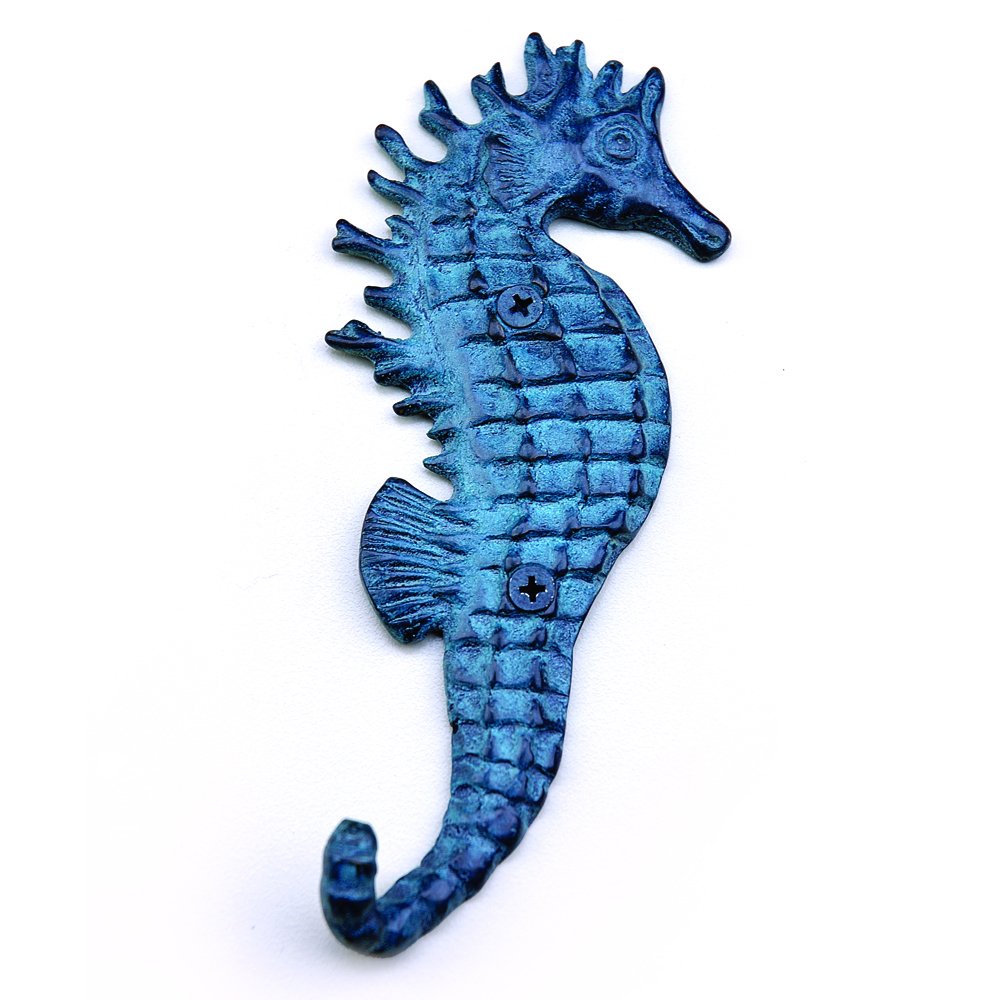 WALL HOOK-BRASS SEAHORSE 5SPSH