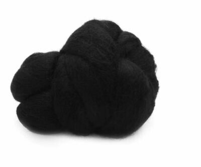 Шерсть натуральная merino Rayher, 50г черная Шерсть натуральная merino Rayher, 50г черная