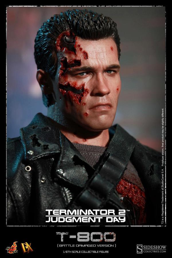 Figure 1//6 PISTOL Battle Damaged Ver Hot Toys DX13 Judgment Day T2 T800