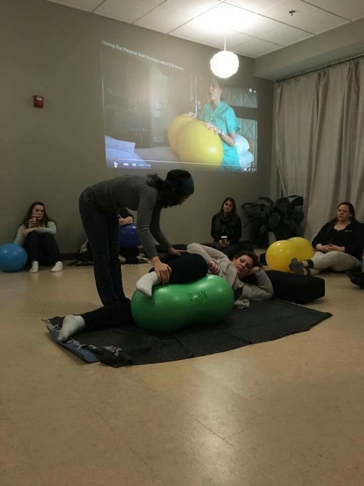 Peanut Ball Skills for Birth Workers