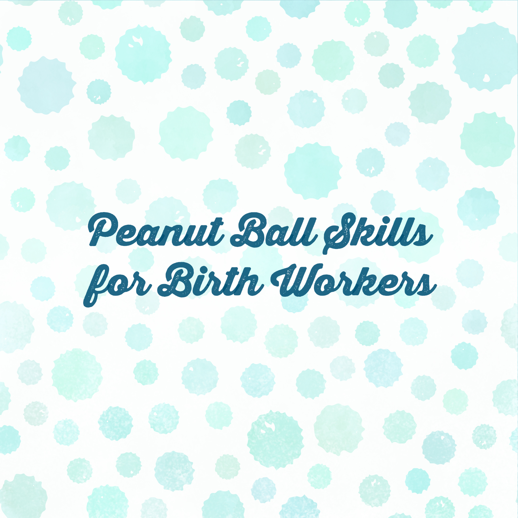 Peanut Ball Skills for Birth Workers peanutball1