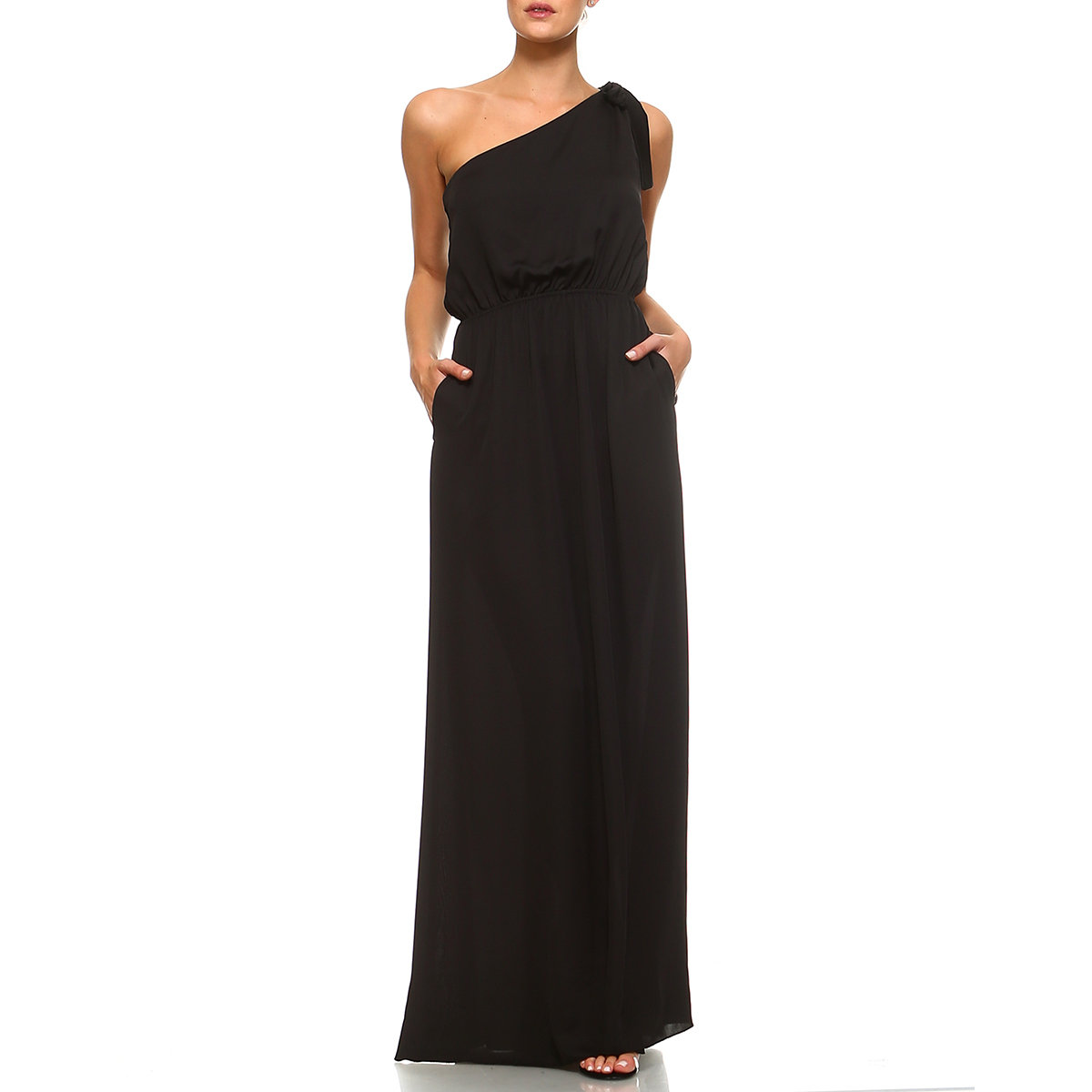 One Shoulder Maxi Dress