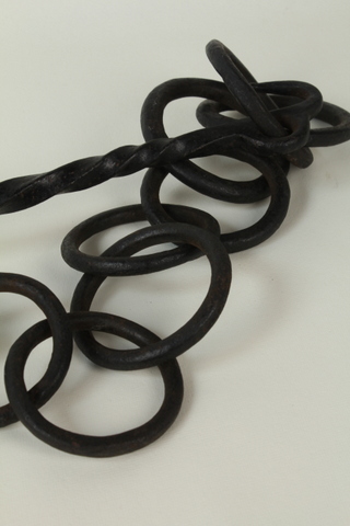 Antique Iron Hook for Cauldron