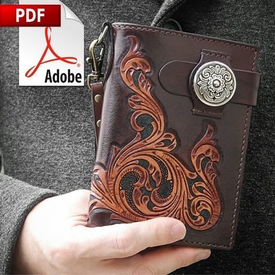 Fischer Workshops Fischer Workshops - artisan s leather passport wallet pdf pattern and instructions