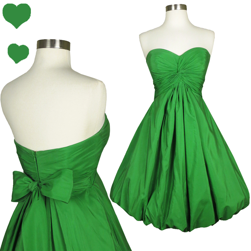 Green Silk Dress