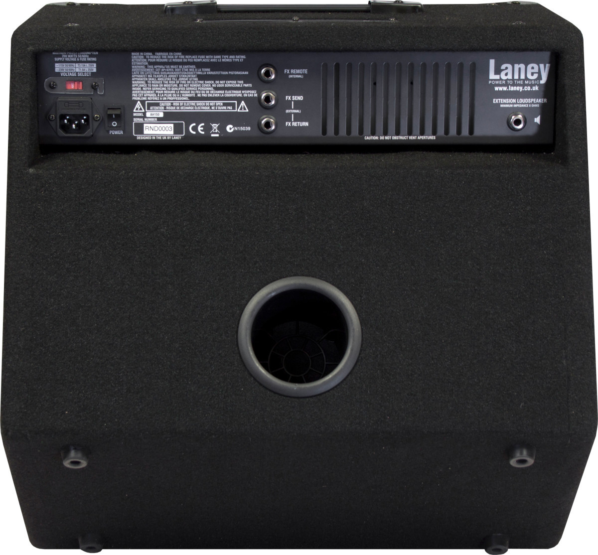 Laney Audiohub AH150 - Multi Instrument Amplifier, Guitar/Bass/Keyboard - 150 Watts