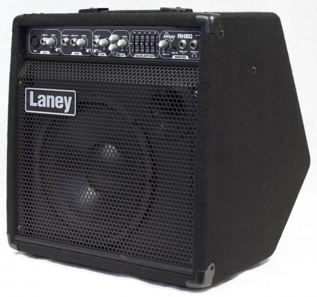 Laney Audiohub Combo AH80, 80-Watt, 1x10", 3-Channel Guitar/Keyboard Amp / Mixer 00289