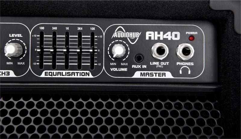Laney Audiohub Combo AH40, 40-Watt, 1x8", 3-Channel Keyboard Amp / Mixer