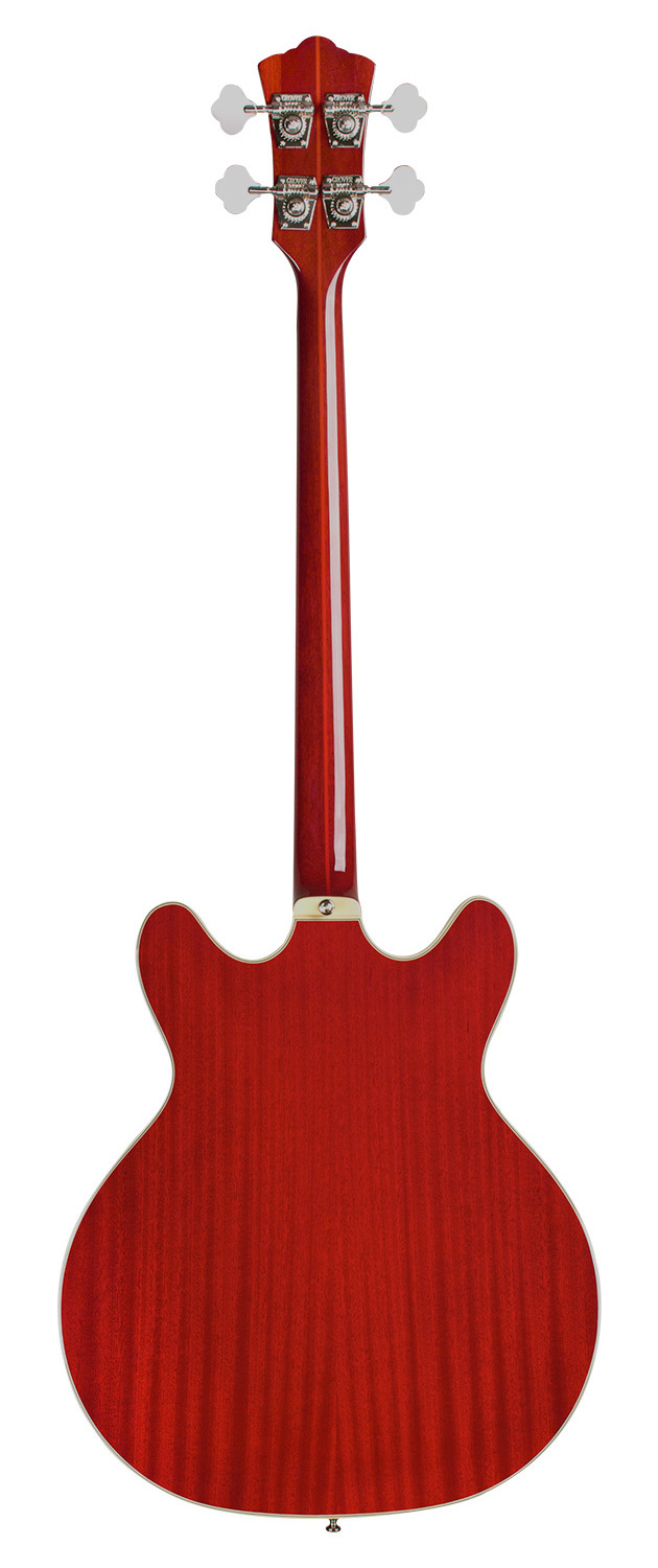 Guild Starfire II Bass - Cherry Red - Semi-Hollow Body - Dual Pickup Electric Bass Guitar