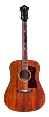 Guild D-20E - Natural - Solid Mahogany Top, Back, Sides - Acoustic Steel String Guitar - Hand Made in USA - LR Baggs Electronics Guild D-20E - Natural - Solid Mahogany Top, Back, Sides - Acoustic Steel String Guitar - Hand Made in USA - LR Baggs Electronics