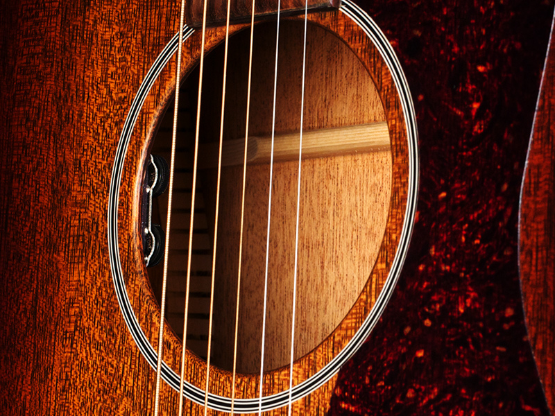Guild D-20E - Vintage Sunburst - Solid Mahogany Top, Back, Sides - Acoustic Steel String Guitar - Hand Made in USA - LR Baggs Electronics