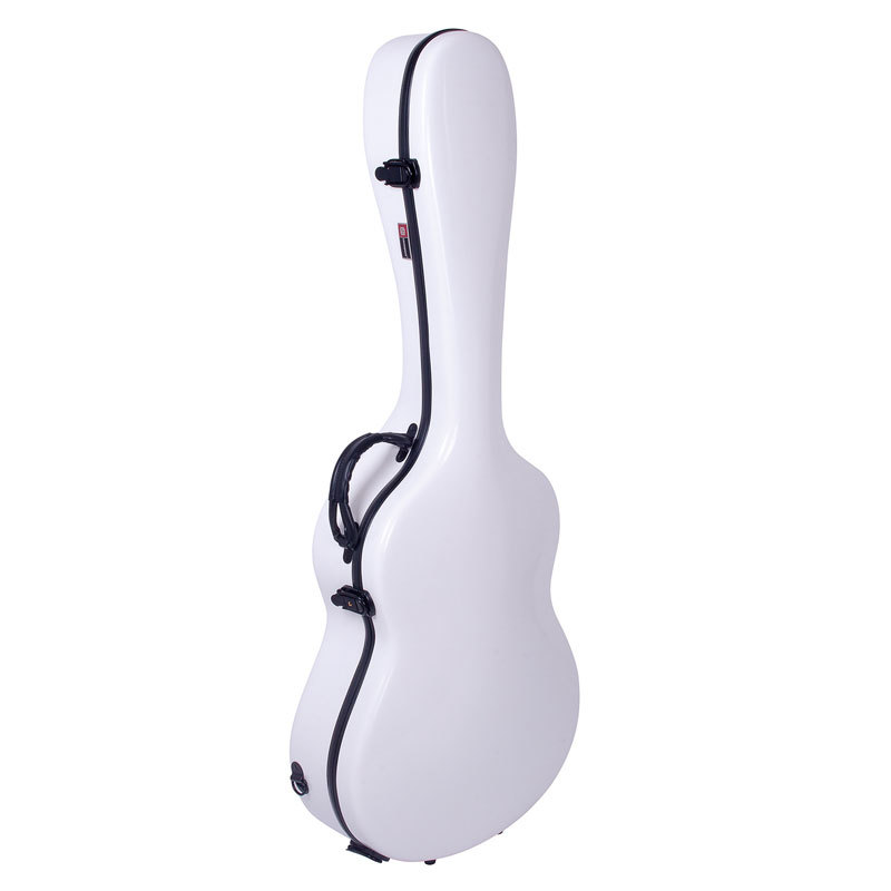 Crossrock CRF1000CWT - Fiberglass Hardshell Classical Guitar Case - White JE-YD3T-T4ES