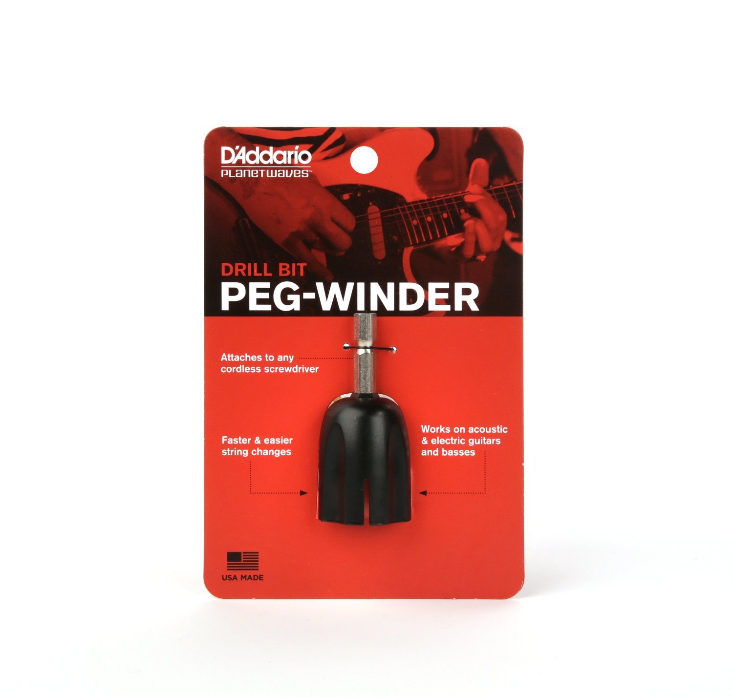 Planet Waves Drill Bit Peg Winder IB-D104-TCRG