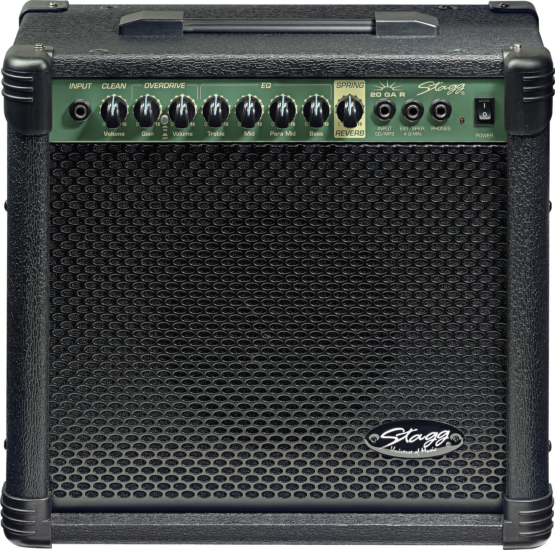 Stagg 20 GA R USA - 20-Watt Electric Guitar Amplifier with Spring Reverb 00142