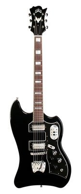 Guild S-200 T-bird - Electric Guitar - Black - Solid Mahogany Body Guild S-200 T-bird - Electric Guitar - Black - Solid Mahogany Body