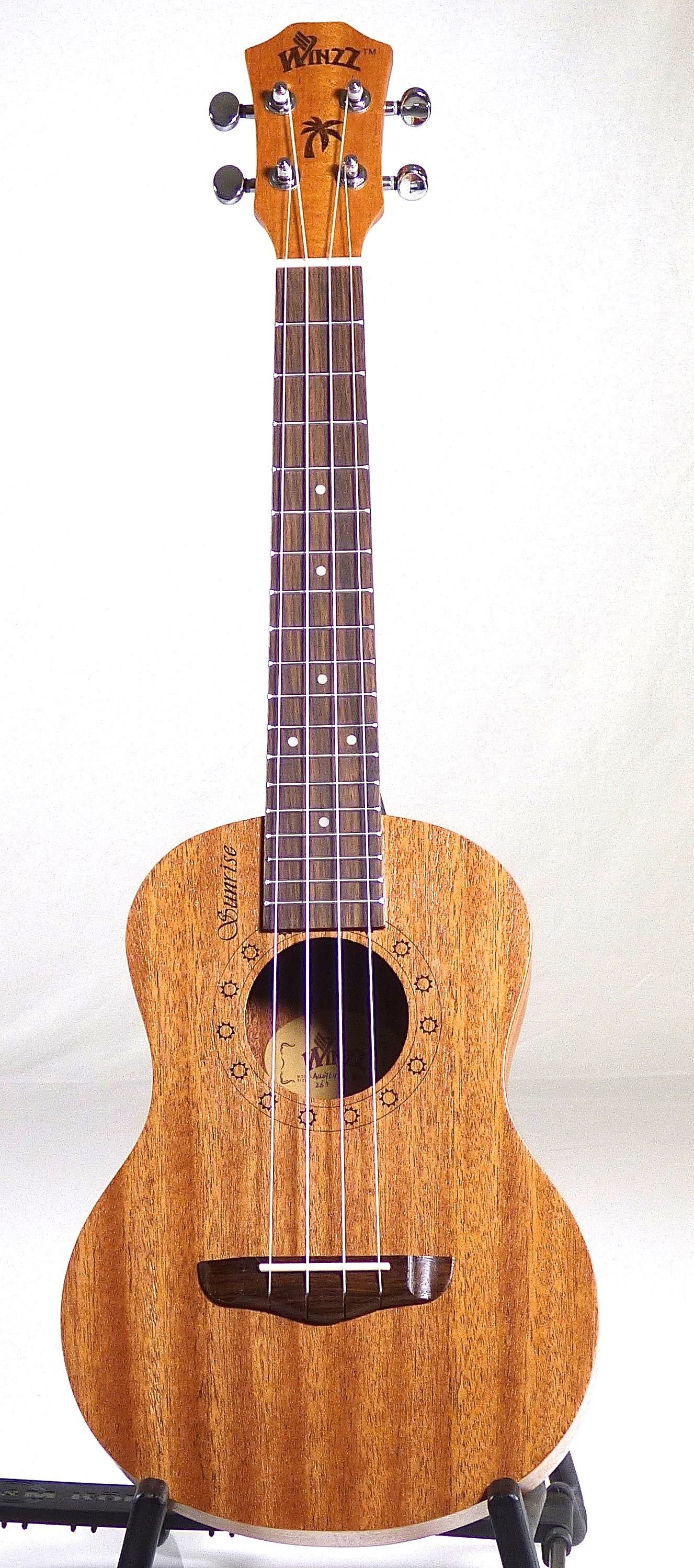 Winzz Sunrise Tenor Ukulele - All Mahogany 00198