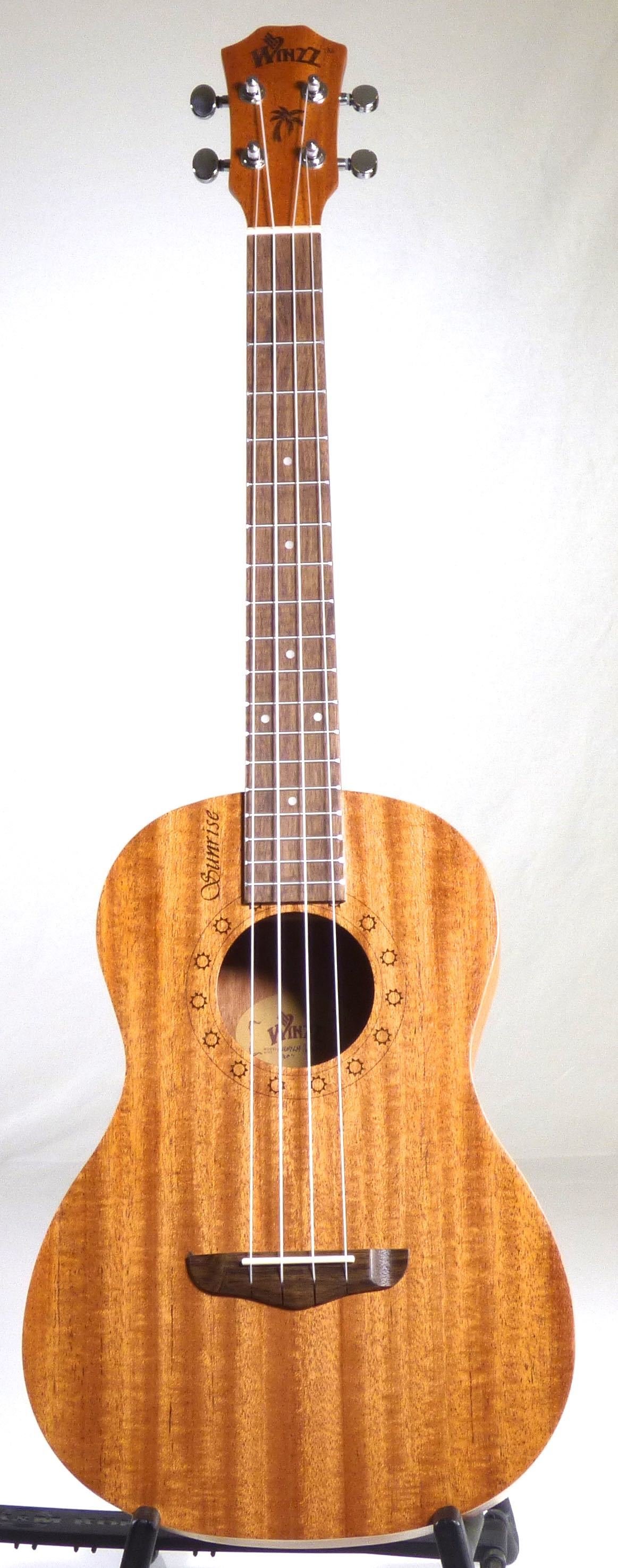 Winzz Sunrise Baritone Ukulele - All Mahogany 00200