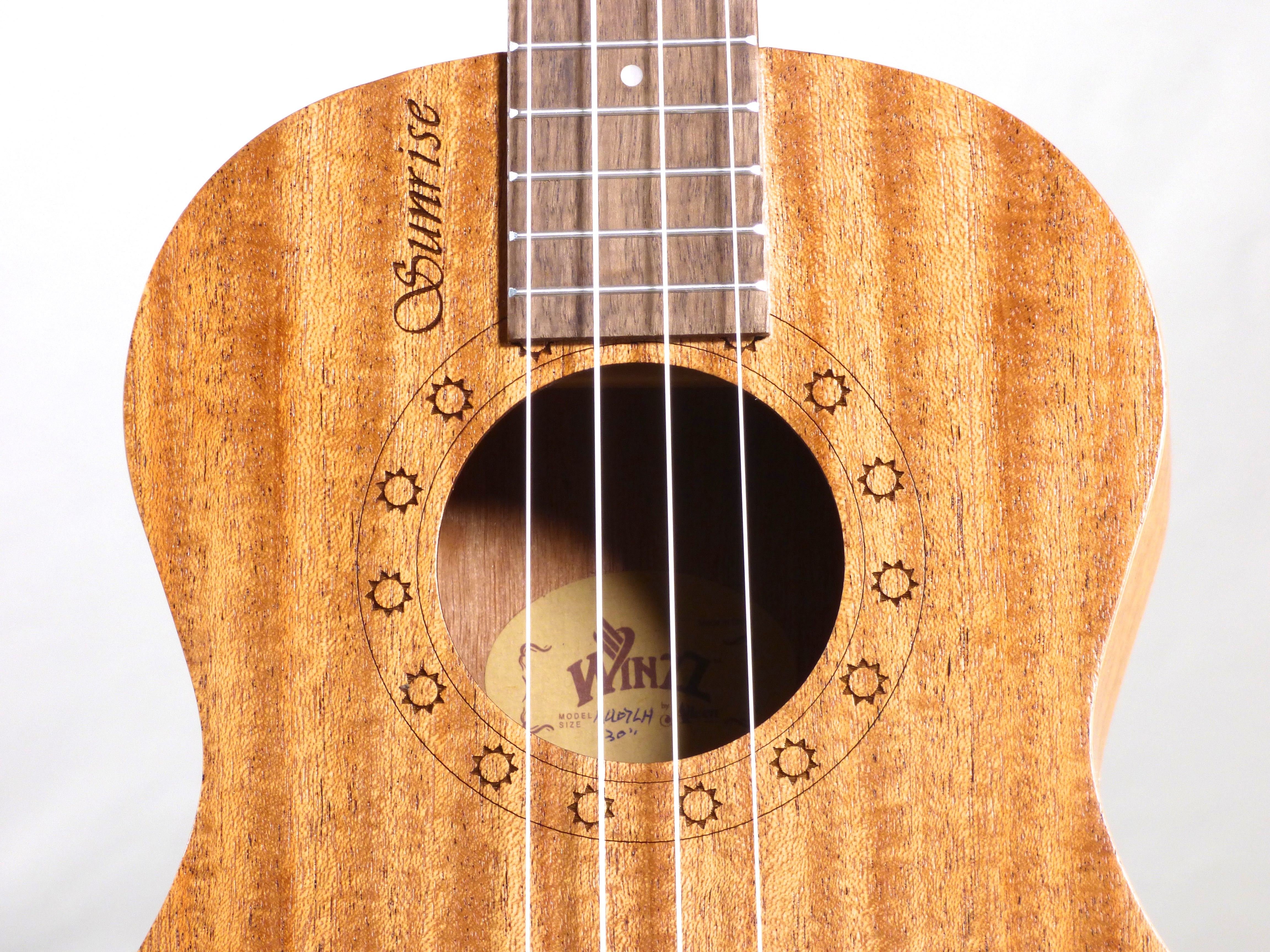 Sunrise Series Ukuleles - Available in Soprano, Concert, and Tenor Sizes