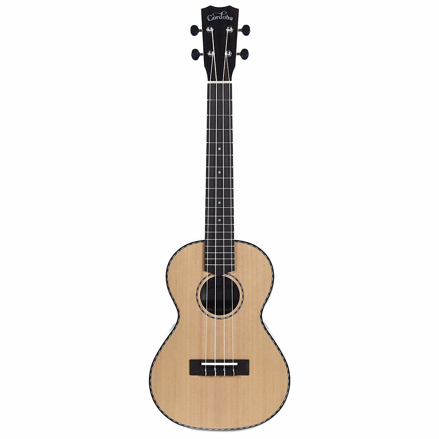 Cordoba 21T Tenor Ukulele - Solid Spruce top, Exotic Striped Ebony back/sides 00245