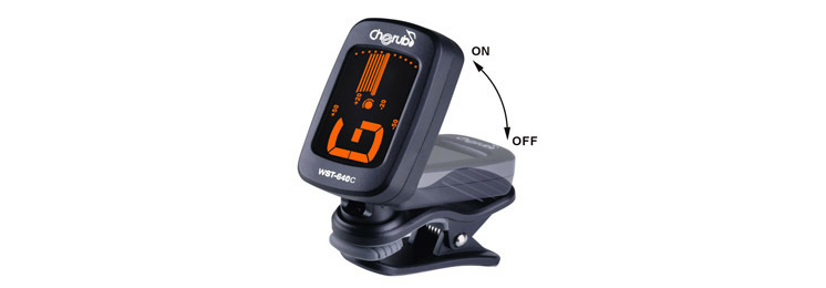 Auto On-Off Clip On Tuner
