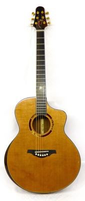 Yulong Guo Steel String Guitar, Cedar Double Top, Solid Koa Back/Sides Yulong Guo Steel String Guitar, Cedar Double Top, Solid Koa Back/Sides