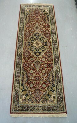 Indian Chakhari Runner 6' Blue/Red Indian Chakhari Runner 6' Blue/Red