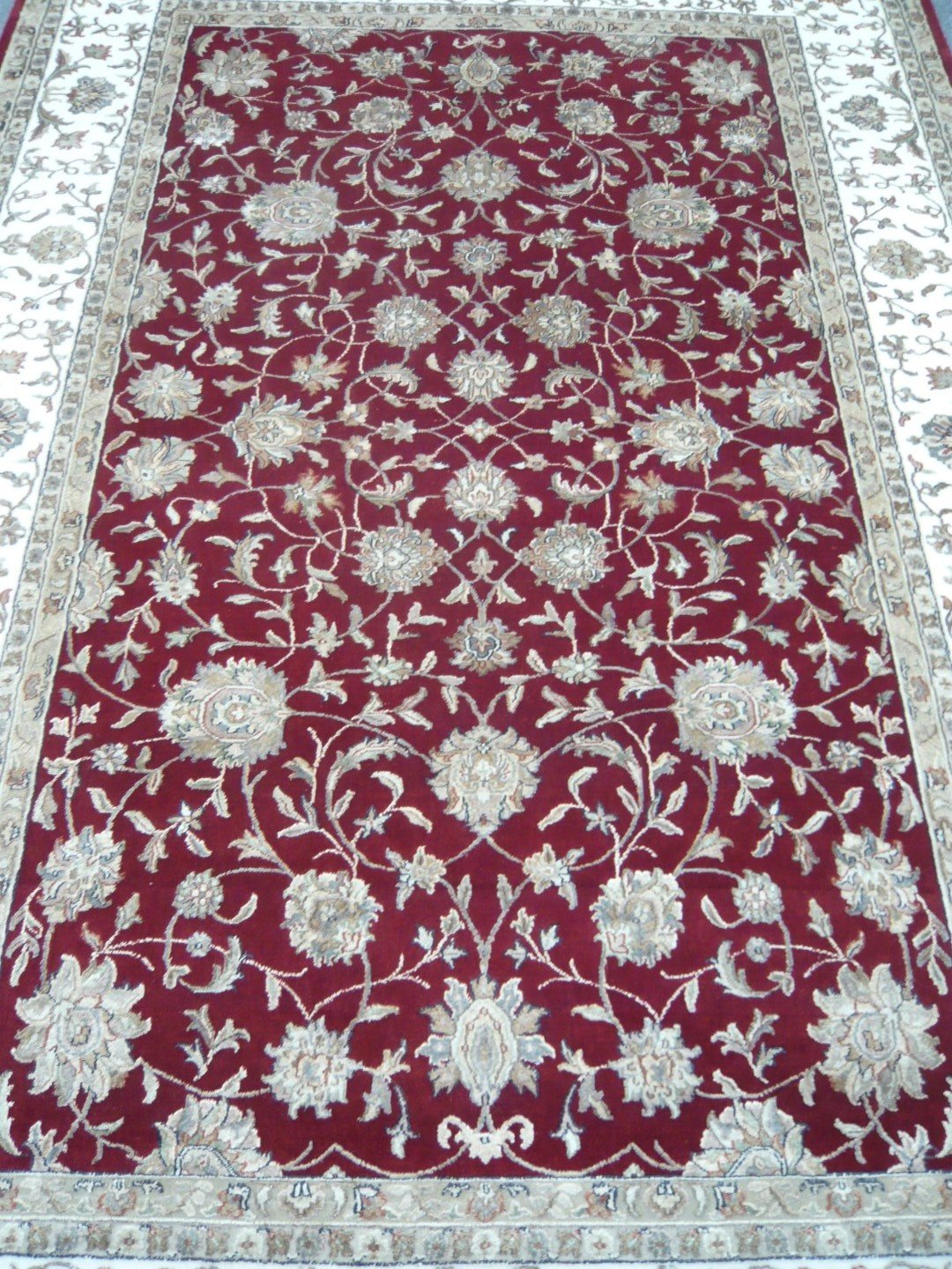 Fine Indian Wool/Silk Rug