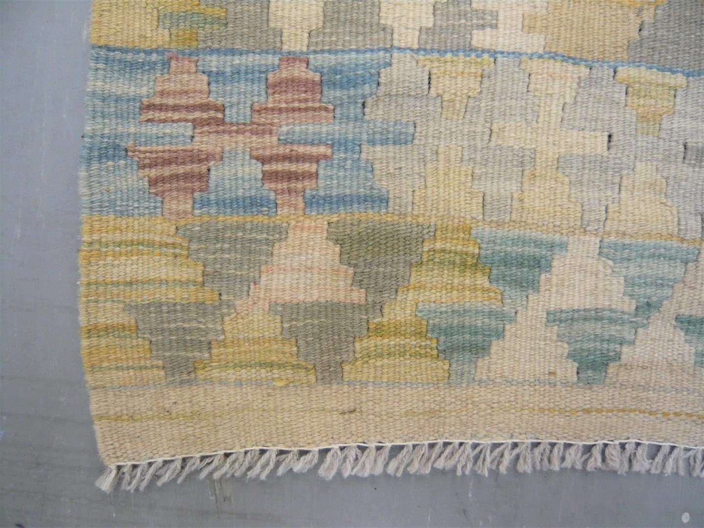 Natural Dyed Kilim Runner 9'9"