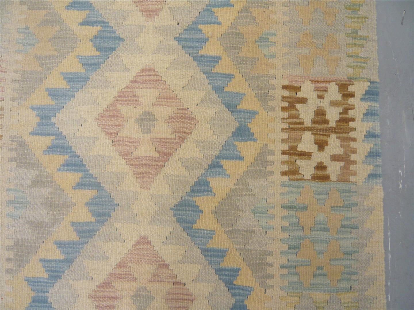 Natural Dyed Kilim Runner 9'9"