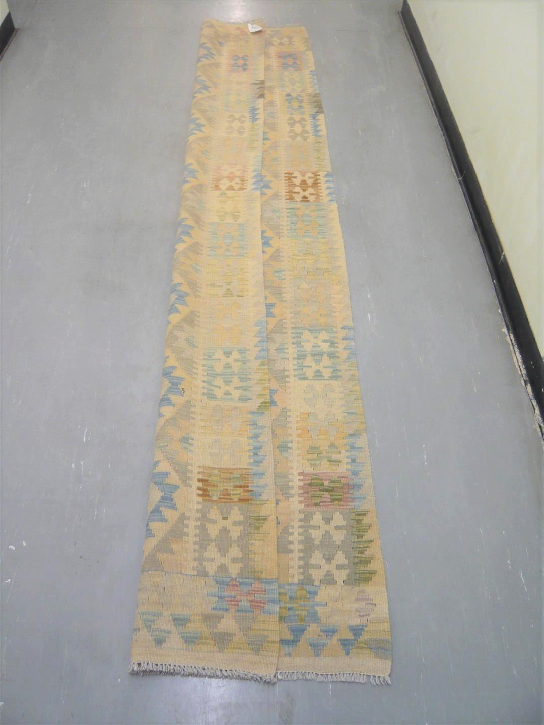 Natural Dyed Kilim Runner 9'9"