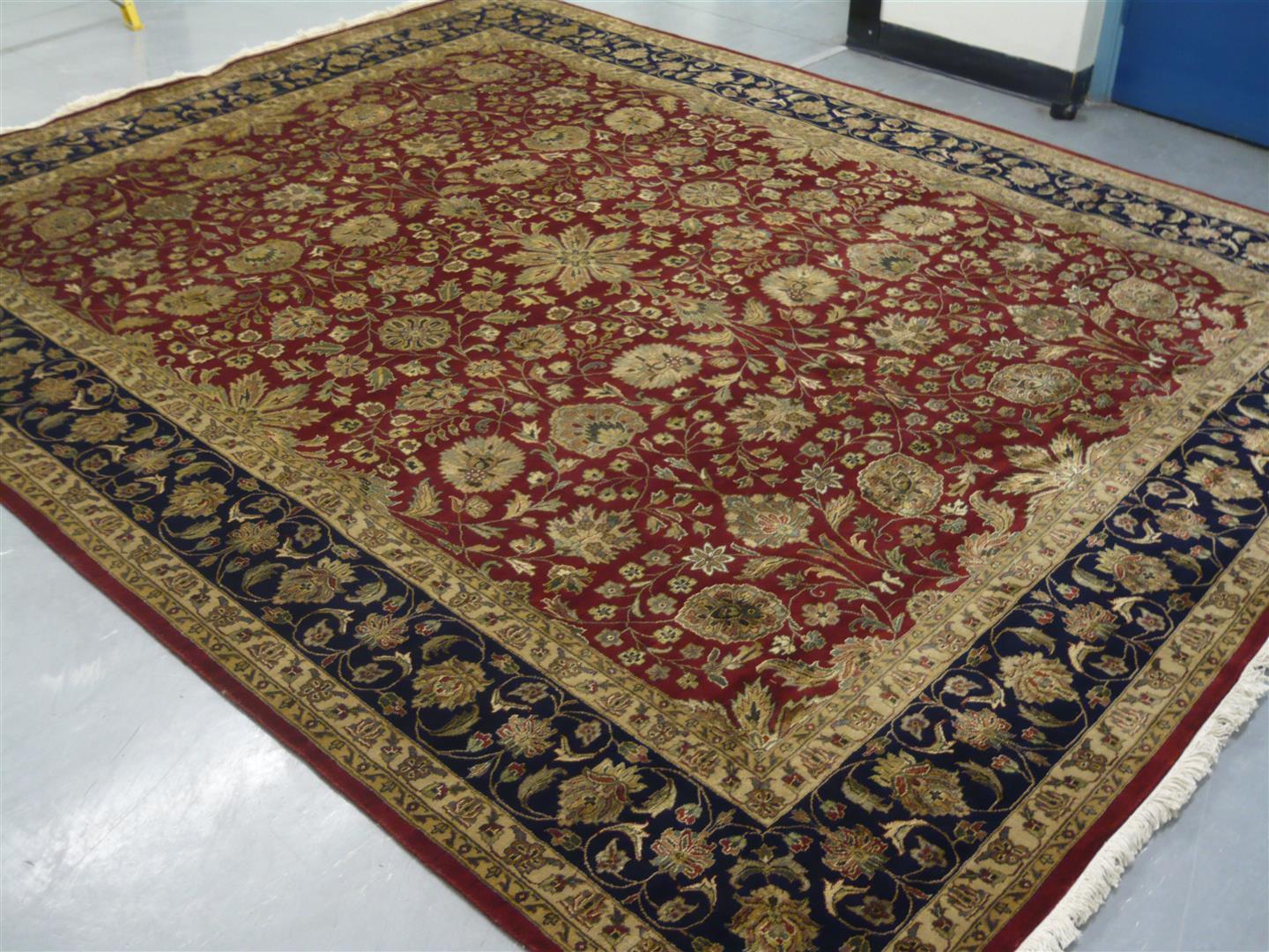 Very Fine Indian Wool/Silk Rug