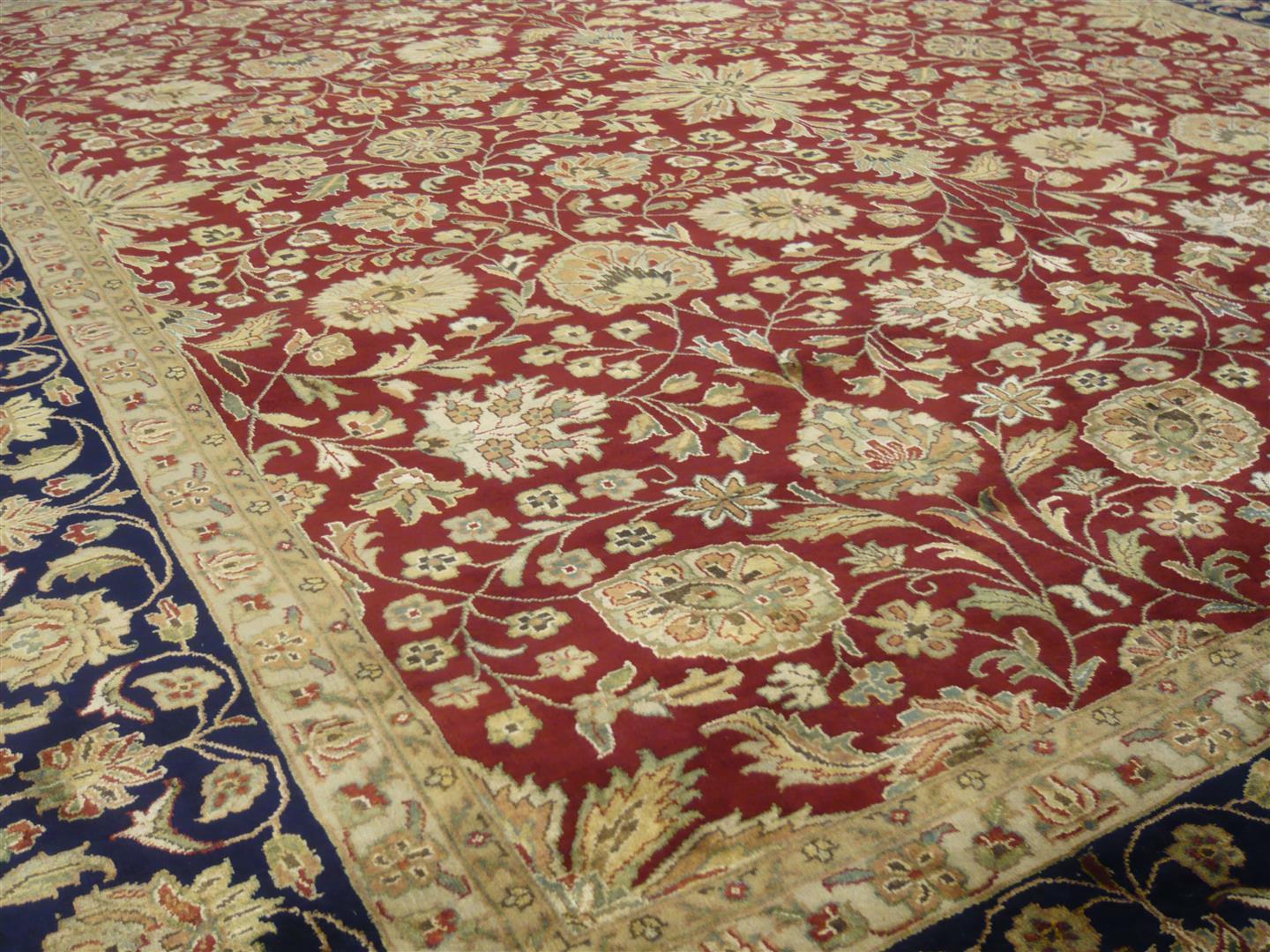 Very Fine Indian Wool/Silk Rug