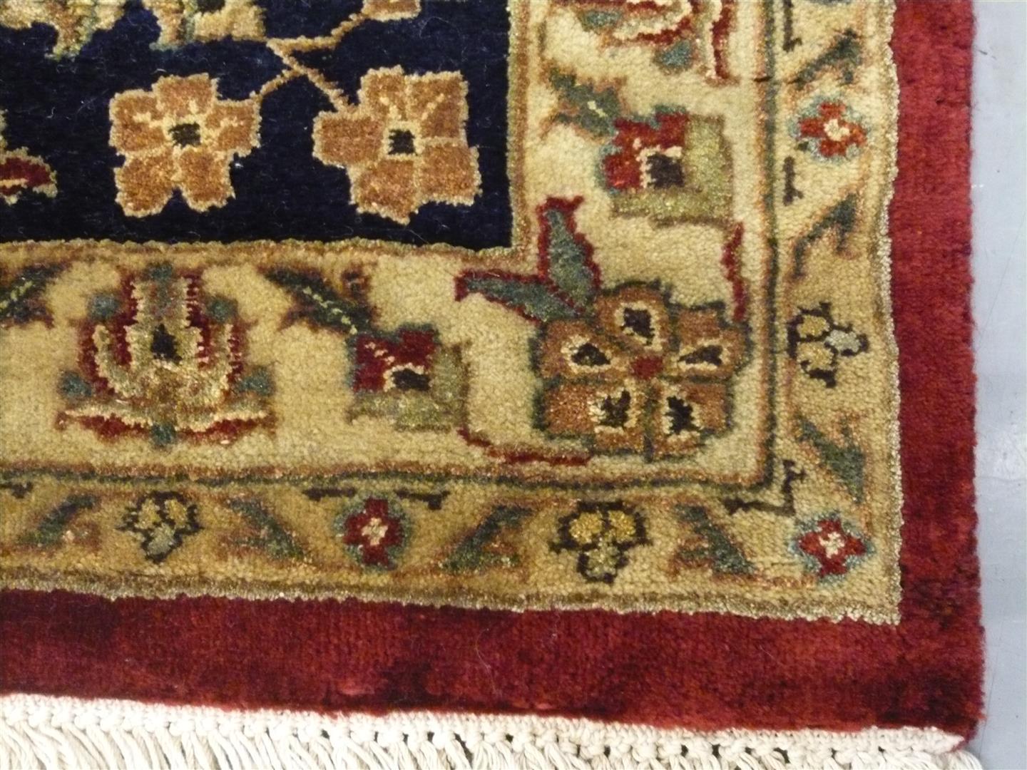 Very Fine Indian Wool/Silk Rug