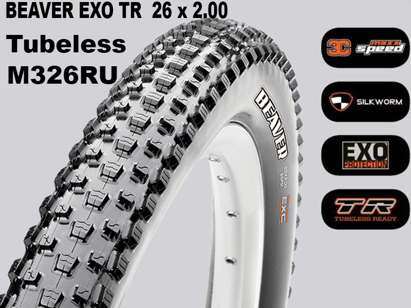 Maxxis Tubeless Beaver + EXO TR Foldable 14370 / TB68601100