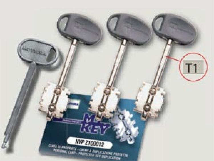 Комплект ключей для перекодировки Mottura 91.199/T1 MY KEY (ключ 60 мм)