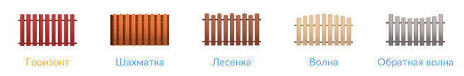 Евроштакетник премиум фигурный полукруглый