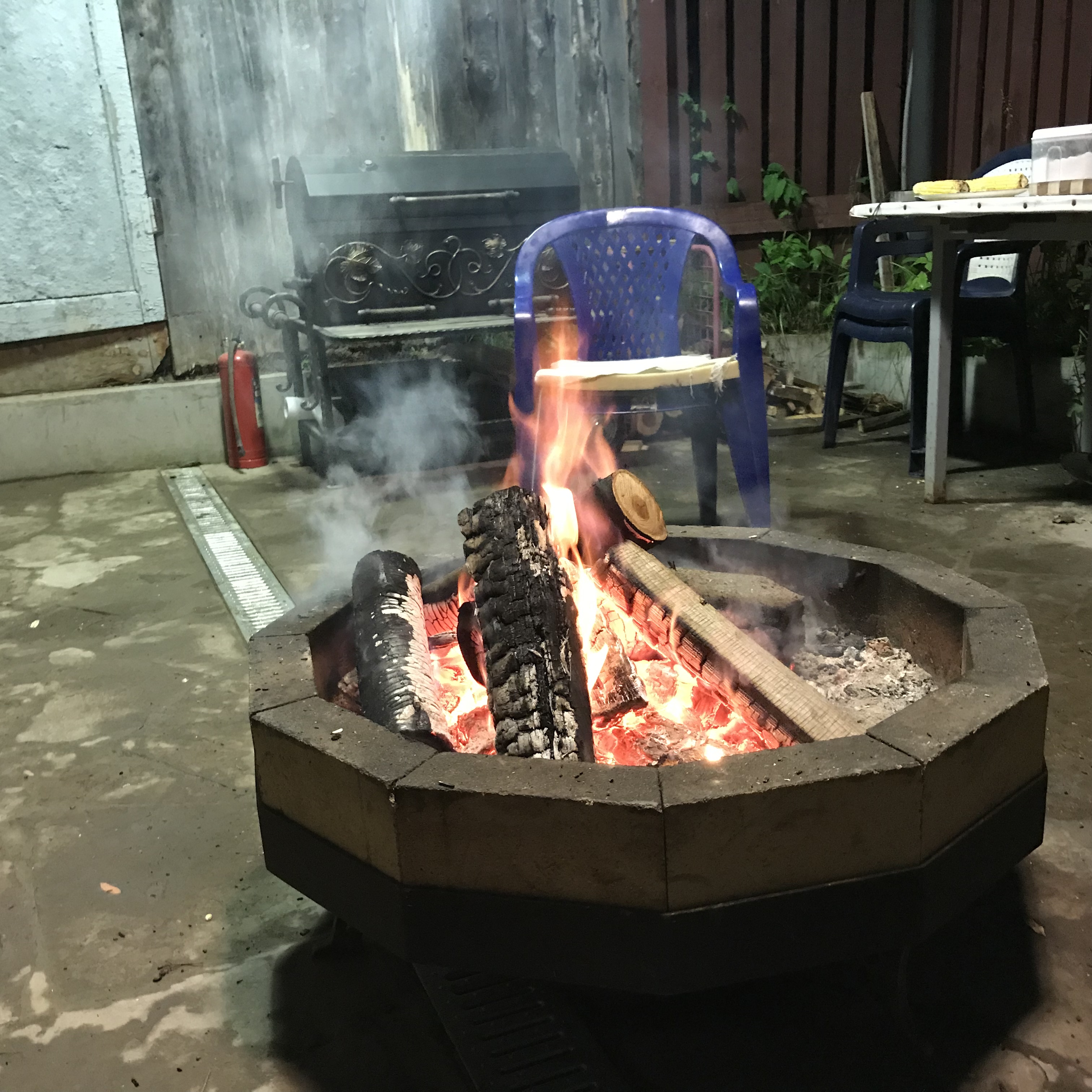 Костровая чаша плоская