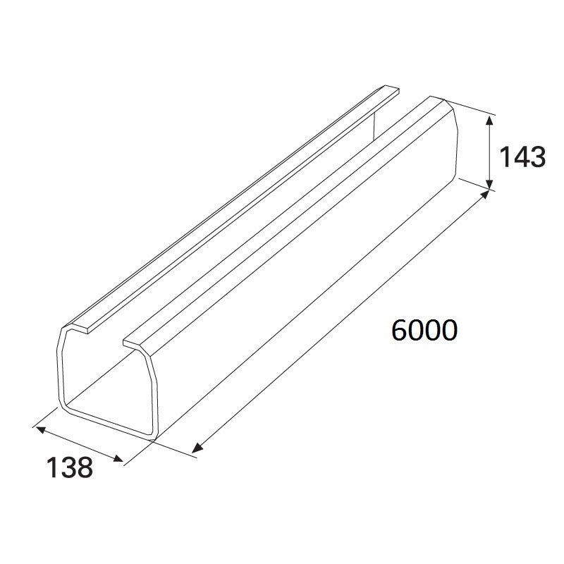 Балка прокатная х/к 138х144х6 6000мм 11184