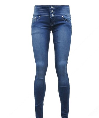 Women/'s Wet Look Skinny Jeans Leopard Look Trouser Ripped Style size 8-14