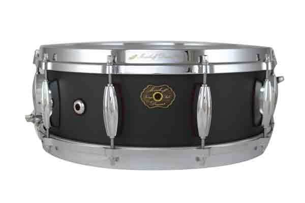 Masshoff Drums 14"x 5.5" Premium Stahl Snare Drum "Poinciana Steel / Tar Black"