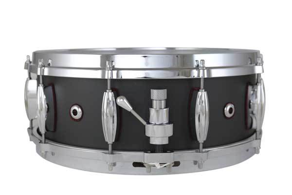 Masshoff Drums 14"x 5.5" Premium Stahl Snare Drum "Poinciana Steel / Tar Black"