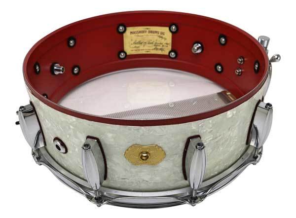 Masshoff Drums Maple Series / Poinciana White Pearl